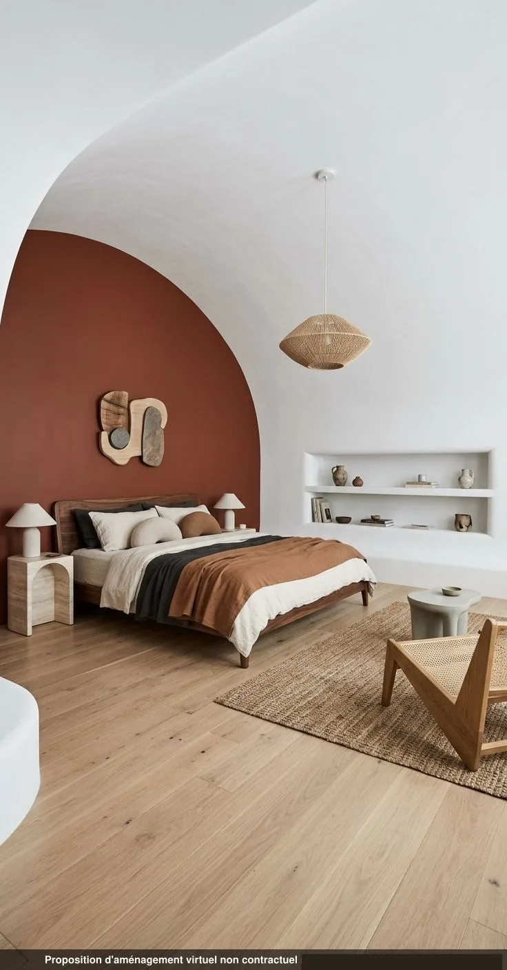 Chambre en sous-sol du lot 0.07, parquet