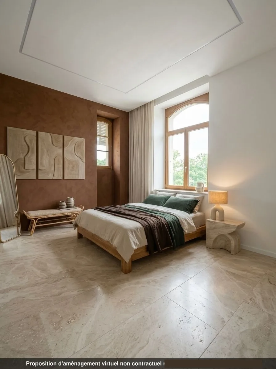 Chambre 1, travertin du lot 0.06