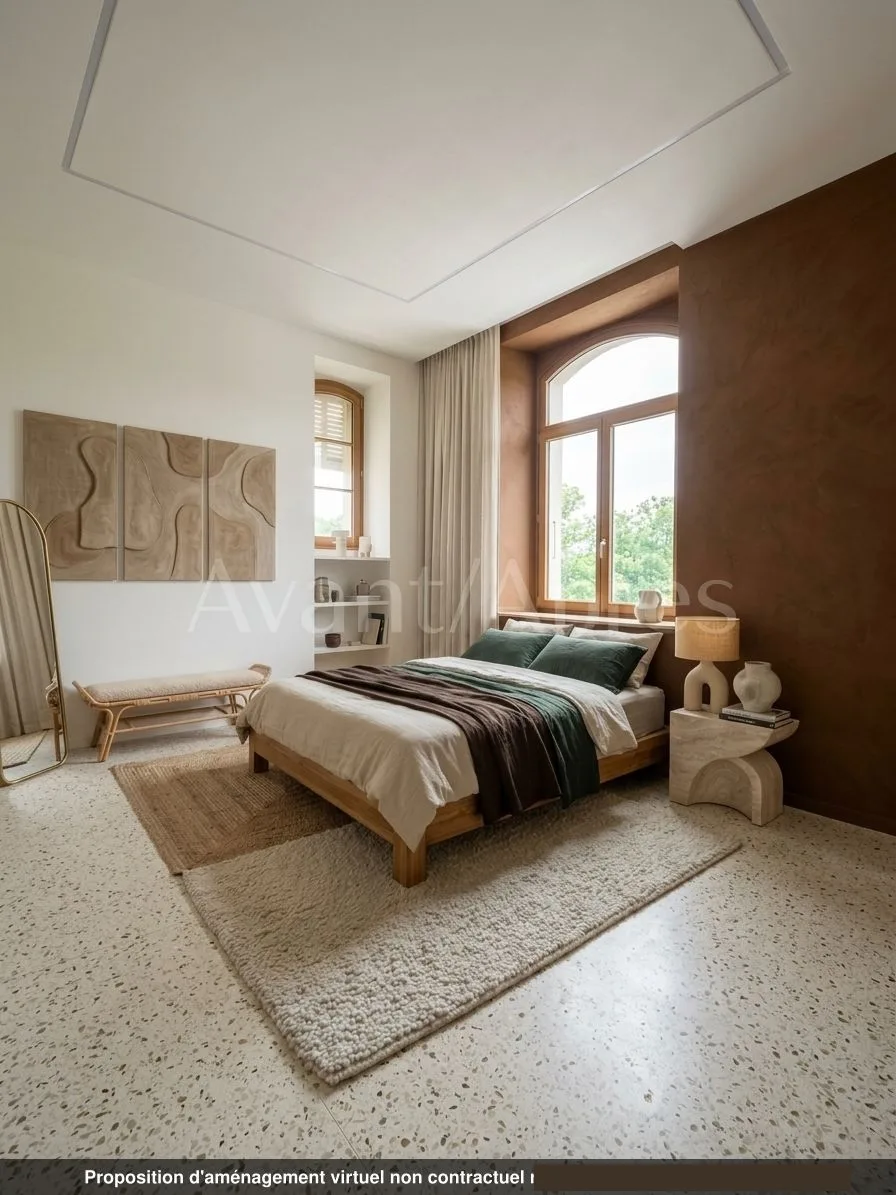 Chambre 1, terrazzo du lot 0.06
